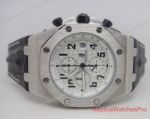 Copy Audemars Piguet Royal Oak Offshore Safari SS White Chronograph Watch